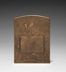 Medallion (reverse). Creator: Marie Alexandre Lucien Coudray (French, 1864-1932)