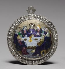 Medallion: The Last Supper, late 1400s. Creator: Unknown