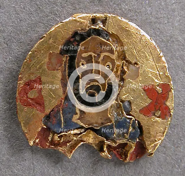 Medallion with Christ, Byzantine, 11th century. Creator: Unknown.