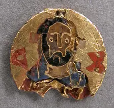 Medallion with Christ, Byzantine, 11th century. Creator: Unknown