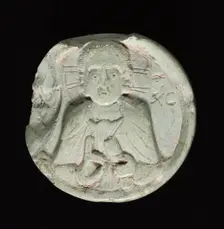 Medallion with Christ, c. 1200-1400. Creator: Unknown