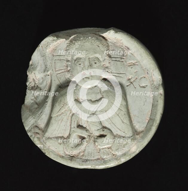 Medallion with Christ, c. 1200-1400. Creator: Unknown.