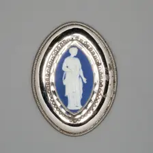 Medallion with Classical Figure, Burslem, Late 18th century. Creator: Wedgwood