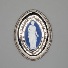 Medallion with Classical Figure, Burslem, Late 18th century. Creator: Wedgwood