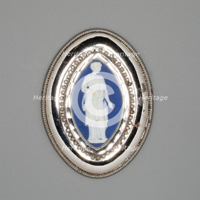 Medallion with Classical Figure, Burslem, Late 18th century. Creator: Wedgwood.