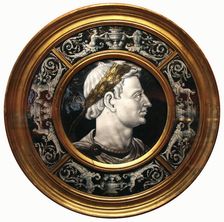 Medallion with a portrait of the Roman Emperor Domitian, 16th century