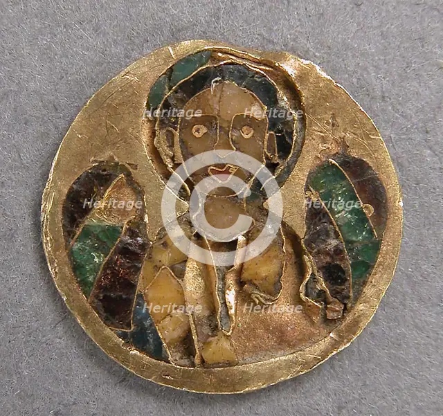 Medallion with an Archangel, Byzantine, 11th century. Creator: Unknown.