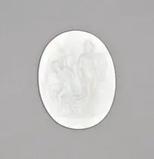 Medallion with Apollo and Marsyas, Burslem, Late 18th century. Creator: Wedgwood