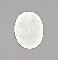 Medallion with Apollo and Marsyas, Burslem, Late 18th century. Creator: Wedgwood