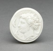 Medallion with Arethusa, Burslem, Early 19th century. Creator: Wedgwood