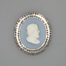 Medallion with Aristippus, Burslem, Late 18th century. Creator: Wedgwood