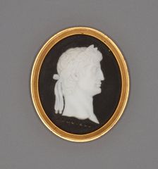 Medallion with Augustus, Burslem, Late 18th century. Creator: Wedgwood