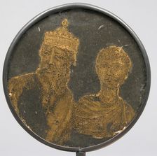 Medallion with Double Portrait, Italian, 18th century (4th century style). Creator: Unknown