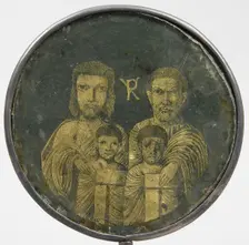 Medallion with Family Portrait, Italian, 18th century (4th century style). Creator: Unknown