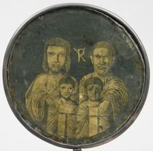 Medallion with Family Portrait, Italian, 18th century (4th century style). Creator: Unknown
