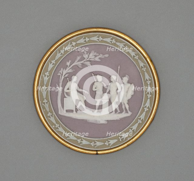 Medallion with Sacrifice, Burslem, c. 1780. Creator: Wedgwood.