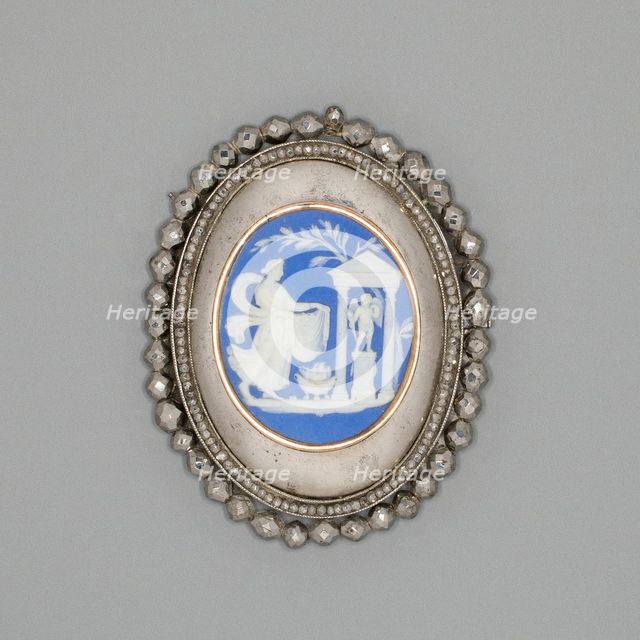 Medallion with Sacrifice to Hymen, Burslem, Late 18th century. Creator: Wedgwood.