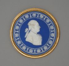 Medallion with Portrait of Comte de Mirabou, Burslem, Late 18th century. Creator: Wedgwood