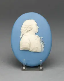 Medallion with Portrait of Carolus Linnaeus, Burslem, 1800/25. Creator: Wedgwood