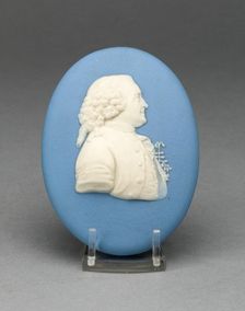 Medallion with Portrait of Carolus Linnaeus, Burslem, 1800/25. Creator: Wedgwood