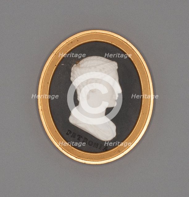 Medallion with Petronia, Burslem, Late 18th century. Creator: Wedgwood.