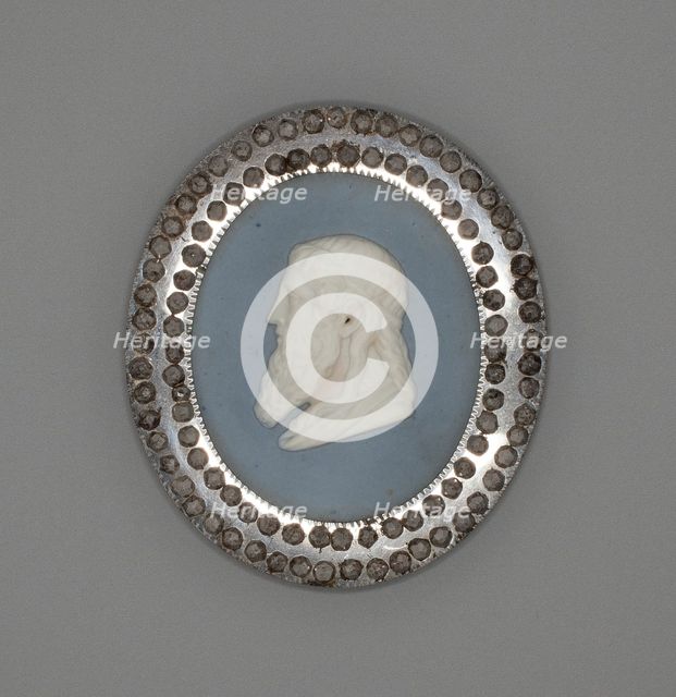 Medallion with Plato, Burslem, Late 18th century. Creator: Wedgwood.