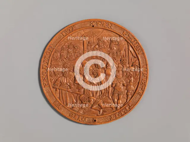 Medallion with the Betrayal of Jesus, early 16th century. Creator: Unknown.