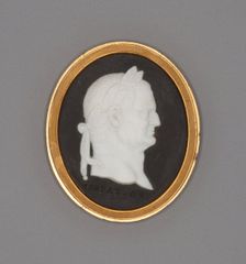 Medallion with Vespasian, Burslem, Late 18th century. Creator: Wedgwood