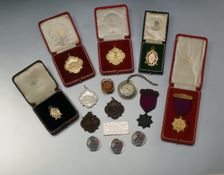 Medals belonging to the Scottish golfer, Hector Thomson, 1930s. Creator: Unknown