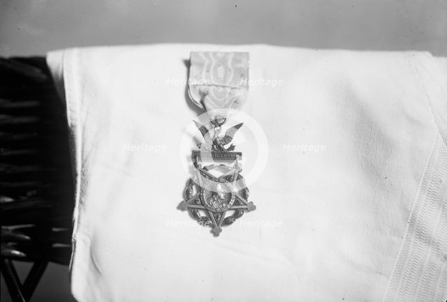 Medals, Decorations, Etc. - Medal of Honor, 1910. Creator: Harris & Ewing.