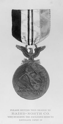 Medals, Decorations, Etc. - Medal Submitted By Baird-North Co., 1917. Creator: Harris & Ewing