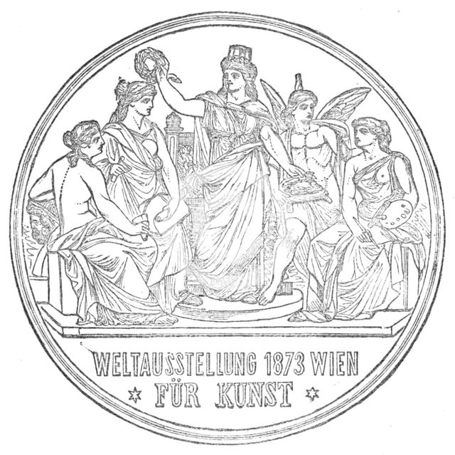 Medals for the Vienna Exhibition: for Art, 1872. Creator: Unknown.