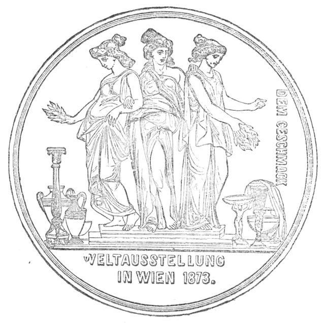 Medals for the Vienna Exhibition: for Good Taste, 1872. Creator: Unknown.