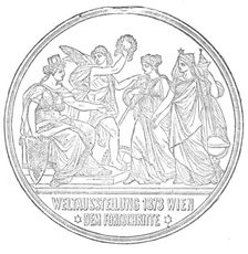 Medals for the Vienna Exhibition: for Progress, 1872. Creator: Unknown