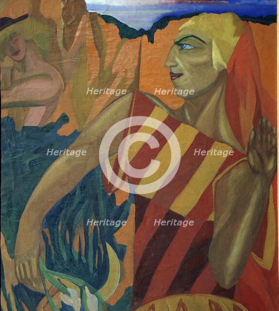 Medea. Costume design for the ballet The golden Fleece, 1915. Artist: Lermontova, Nadezhda Vladimirovna (1885-1921)