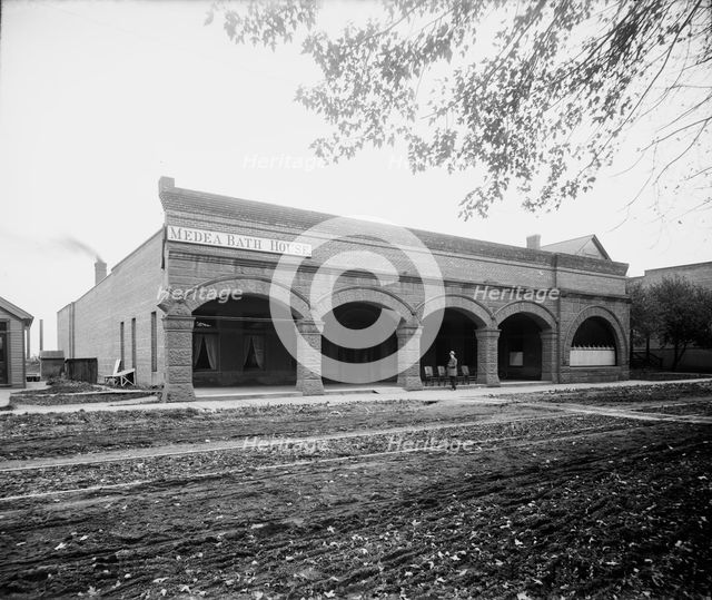 Medea Bath House, Mt. Clemens, between 1880 and 1899. Creator: Unknown.