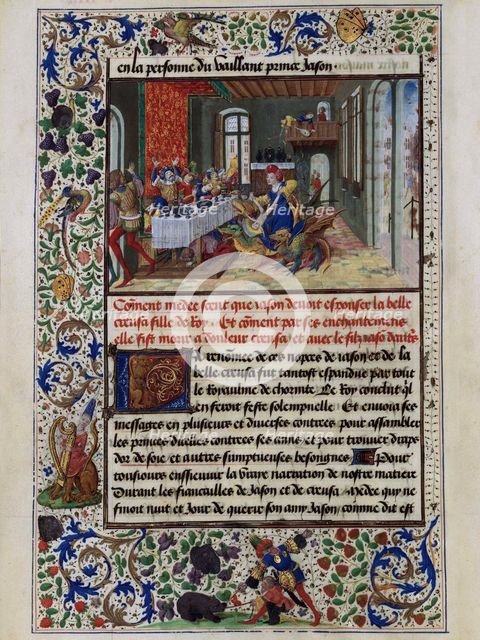 Medea kills her son, ca 1470.