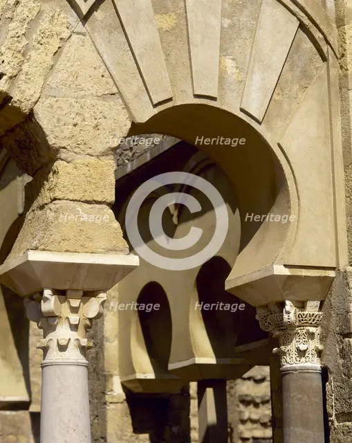 Medina Azahara, Islamic medieval palace-city, Cordoba, Spain, 10th century, (2002).  Creator: LTL.