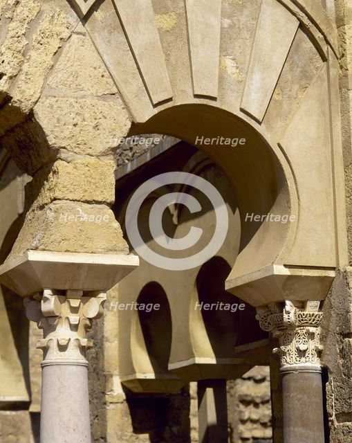 Medina Azahara, Islamic medieval palace-city, Cordoba, Spain, 10th century, (2002).  Creator: LTL.