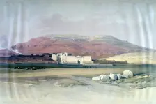 Medinet Abou, Thebes, 8th December 1832 Egypt, 19th century. Artist: Louis Haghe