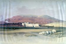 Medinet Abou, Thebes, 8th December 1832 Egypt, 19th century. Artist: Louis Haghe