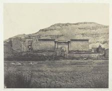 Médinet-Habou,Vue Générale des Rines, Thèbes, 1849/51, printed 1852. Creator: Maxime du Camp