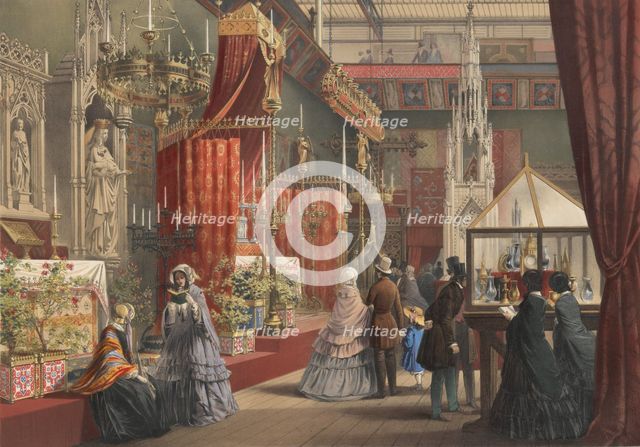 Mediaeval Court: The Great Exhibition of 1851, 1854. Creator: Joseph Nash.