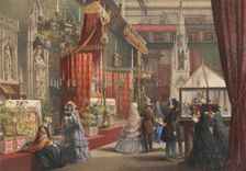 Mediaeval Court: The Great Exhibition of 1851, 1854. Creator: Joseph Nash