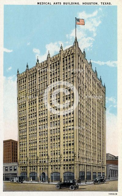 Medical Arts Building, Houston, Texas, USA, 1926. Artist: Unknown