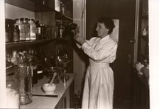 Medical Department, Rowntree factory, York,Yorkshire, 1955