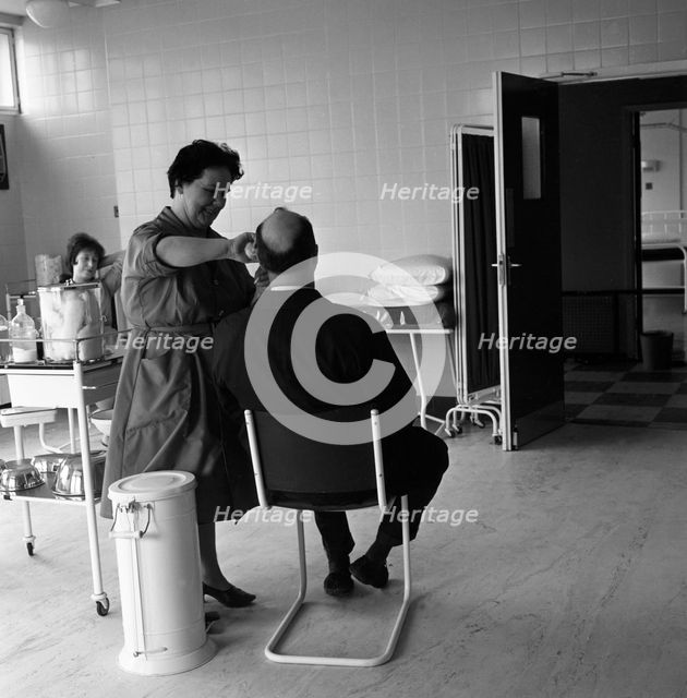 Medical infirmary, Park Gate Iron & Steel Co, Rotherham, South Yorkshire, 1964. Creator: Michael Walters.
