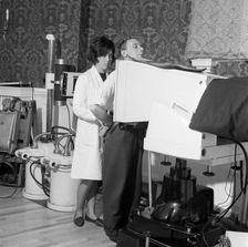 Medical screening in Rotherham, South Yorkshire, 1967. Creator: Michael Walters
