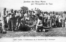 Medical staff of the 2nd battalion French Foreign Legion, Taza, Morocco, 1904