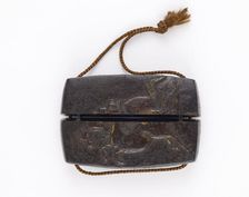 Medicine case (inro), Edo period, 1615-1868. Creator: Unknown